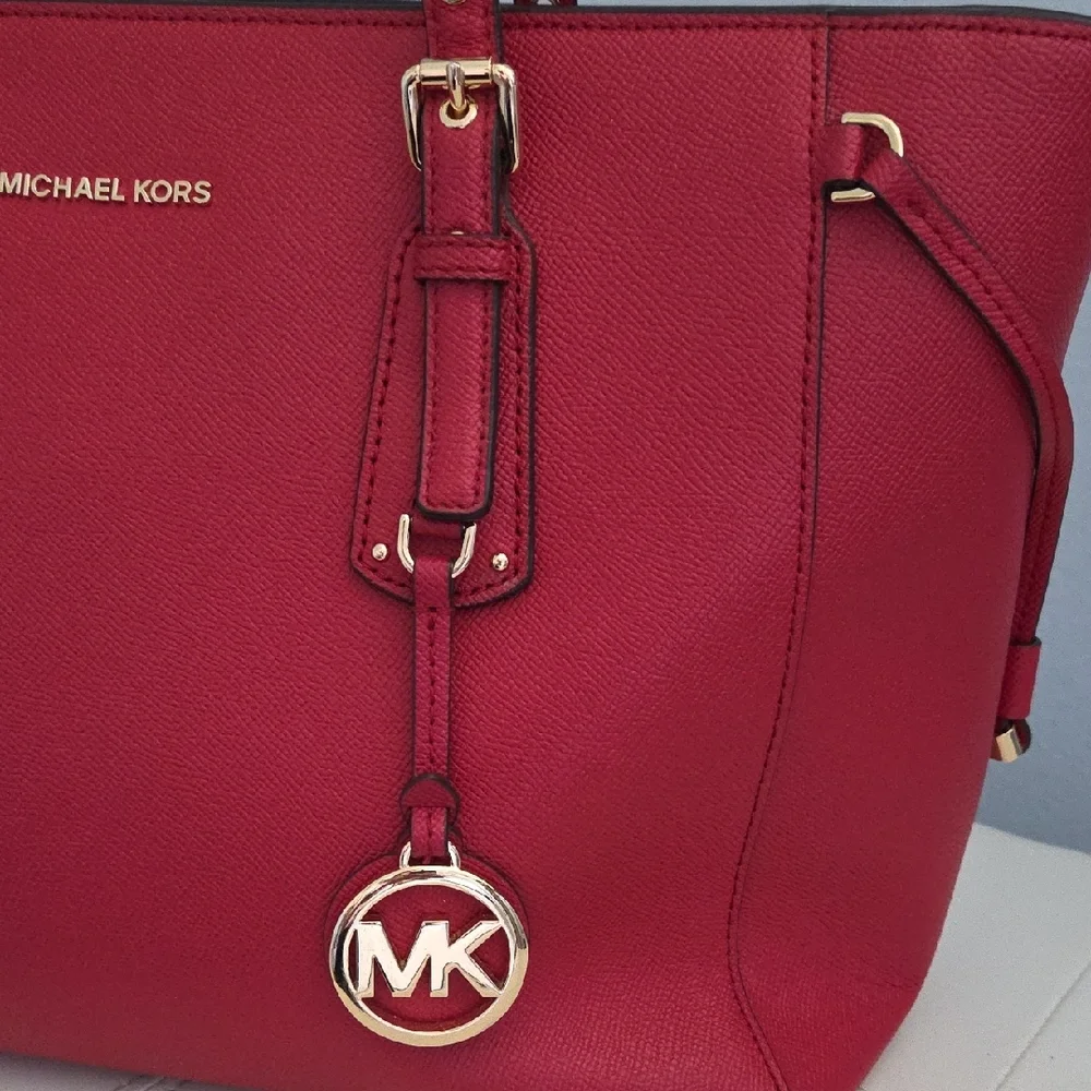 Michael Kors Red Tote Bag